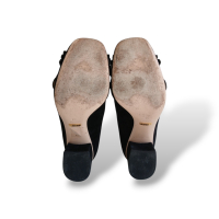 Scarpin Gucci Marmont Suede Preto - 38 Scarpin Gucci Marmont Suede Preto - 38
