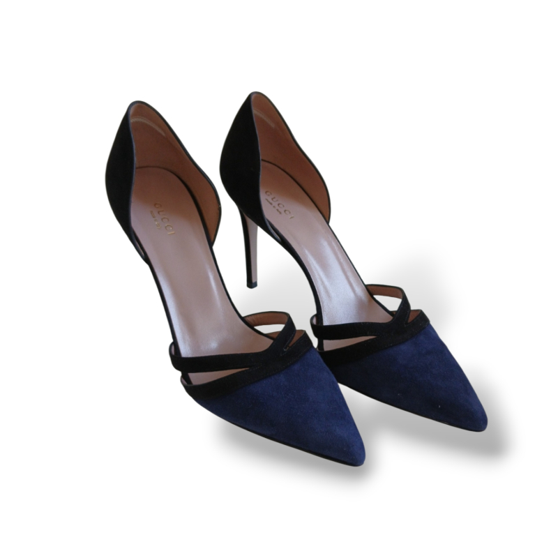 Scarpin Gucci Bicolor D'Orsay Pumps - 38 