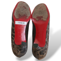 Scarpin Christian Louboutin Onça Metalizada-35