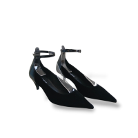 Scarpin Rochas Veludo Preto - 36 