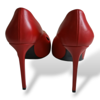 Scarpin Yves Saint Laurent Couro Vermelho-37