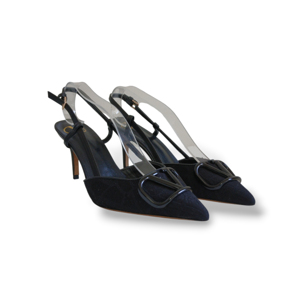 Scarpin Slingback Valentino Preto - 37 