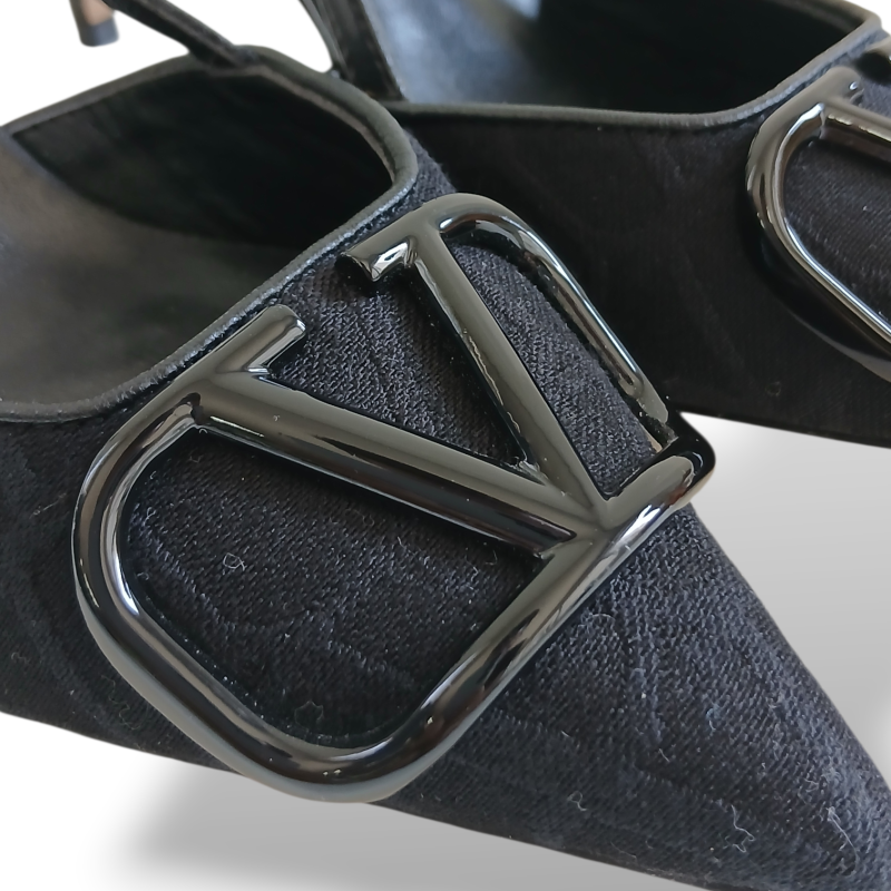 Scarpin Slingback Valentino Preto - 37 