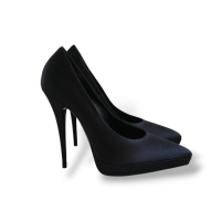 Scarpin Yves Saint Laurent Cetim Preto - 36 Scarpin Yves Saint Laurent Cetim Preto - 36