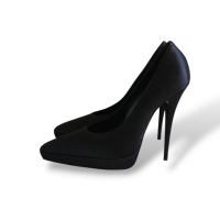 Scarpin Yves Saint Laurent Cetim Preto - 36 Scarpin Yves Saint Laurent Cetim Preto - 36