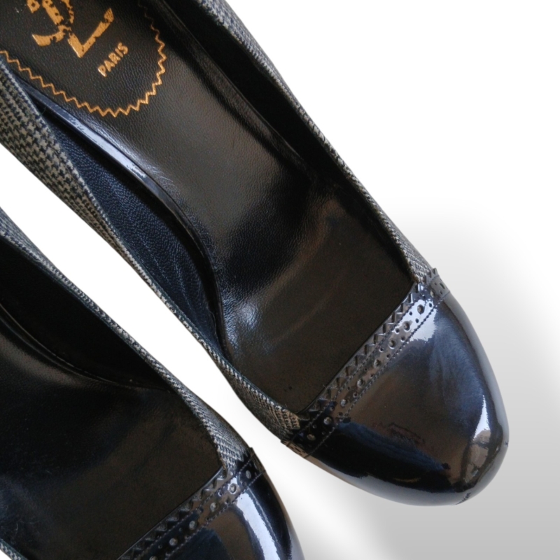 Scarpin Yves Saint Laurent Bicolor - 36 