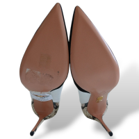 Scarpin Aquazzura Preto com Python-40