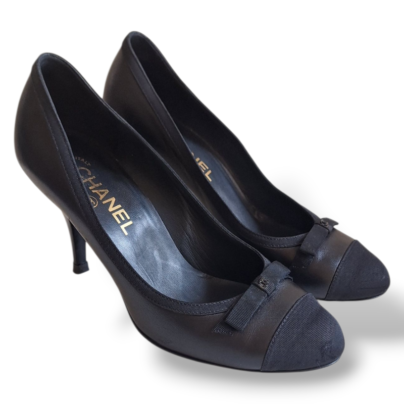 Scarpin Chanel Preto-36 Scarpin Chanel Preto-36