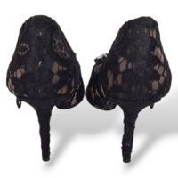 Scarpin Dolce Gabbana Preto com Pedras-35
