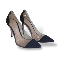 Scarpin Gianvito Rossi Azul Marinho - 36 Scarpin Gianvito Rossi Azul Marinho - 36