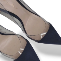 Scarpin Gianvito Rossi Azul Marinho - 36 Scarpin Gianvito Rossi Azul Marinho - 36