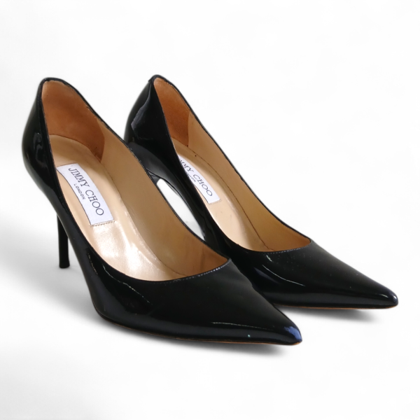 Scarpin Jimmy Choo Verniz Preto-34