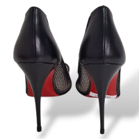 Scarpin Christian Louboutin Tela Preto-37