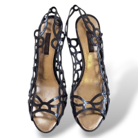 Peep Toe Louis Vuitton Preto - 35 Peep Toe Louis Vuitton Preto - 35