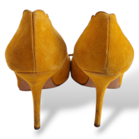 Scarpin Oscar De La Renta Amarelo com Laços-37 Scarpin Oscar De La Renta Amarelo com Laços-37