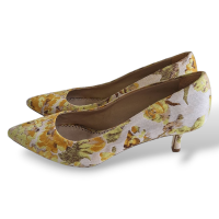 Scarpin Stella McCartney Flores Amarelas-37 Scarpin Stella McCartney Flores Amarelas-37