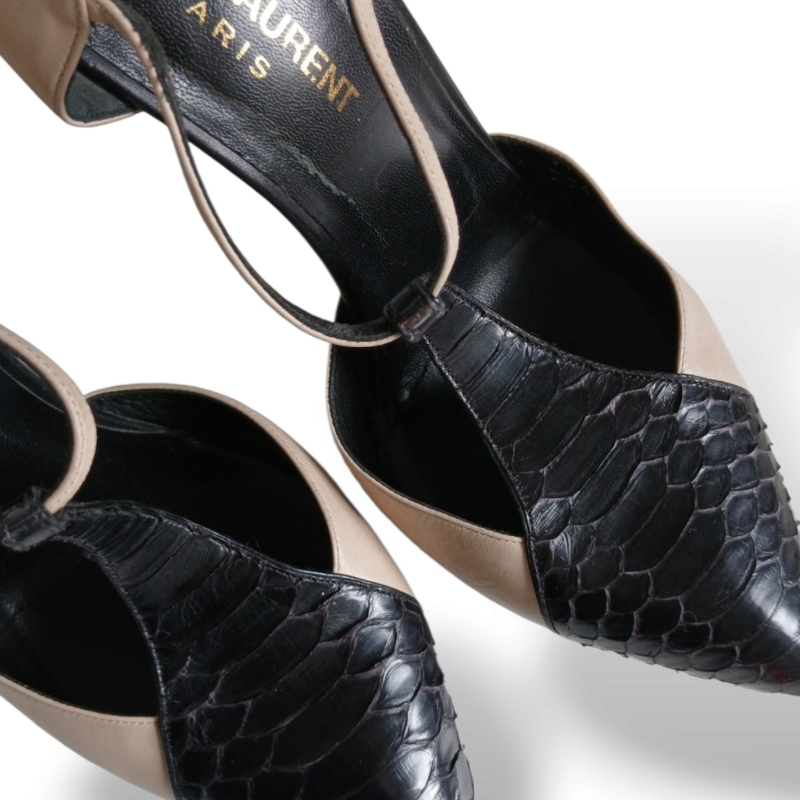 Scarpin Yves Saint Laurent Bicolor - 36
