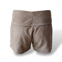 Shorts Cris Barros Couro Marrom - 40 