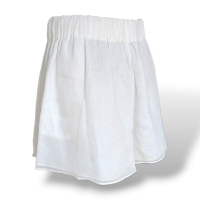 Short Cris Barros Linho Branco - 38 