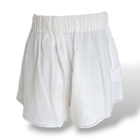 Short Cris Barros Linho Branco - 38 