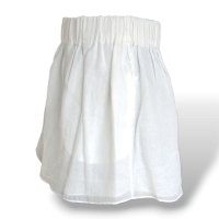 Short Cris Barros Linho Branco - 38 