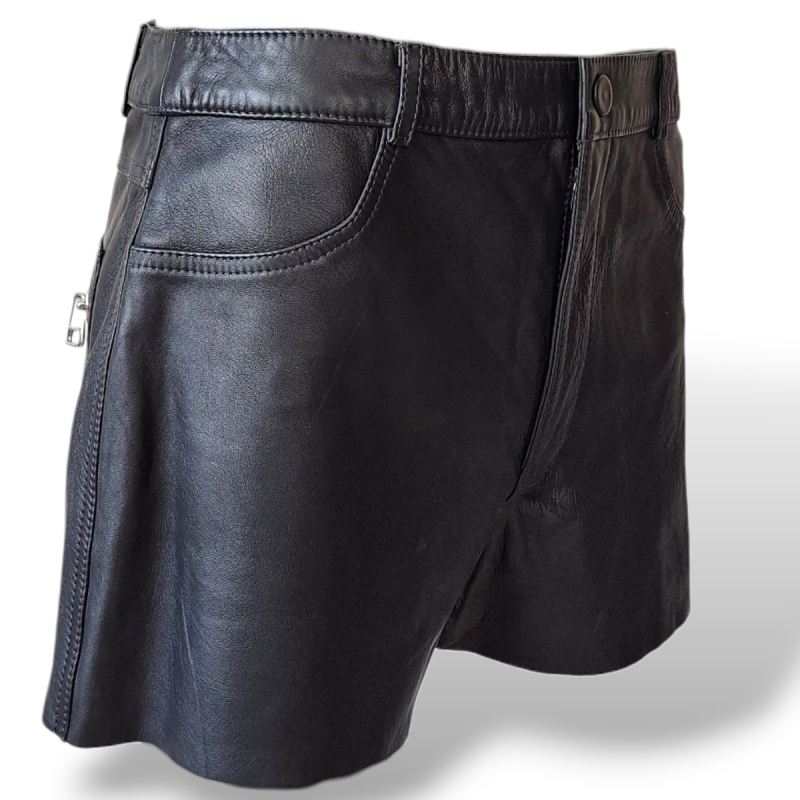 Short NK Couro Preto-40 Short NK Couro Preto-40