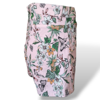Shorts Mixed Estampado Rosa-36