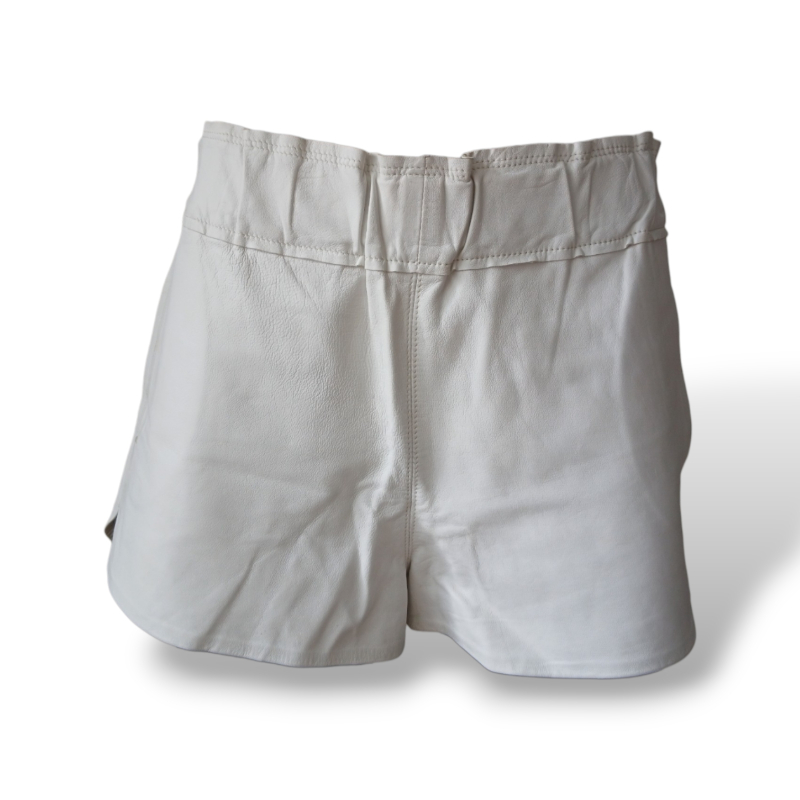 Shorts Talie NK Couro Branco - 40 