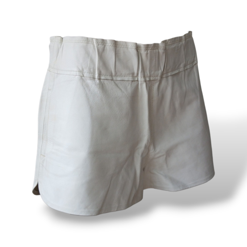 Shorts Talie NK Couro Branco - 40 