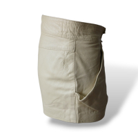 Shorts Talie NK Couro Off White - 42 Shorts Talie NK Couro Off White - 42
