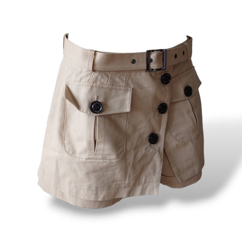Shorts Saia Talie NK Tecido Bege - 40 