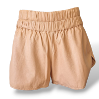 Short Talie NK Short Couro Bege-42 Short Talie NK Short Couro Bege-42