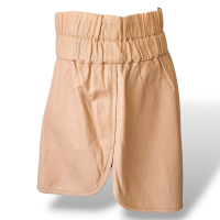 Short Talie NK Short Couro Bege-42 Short Talie NK Short Couro Bege-42