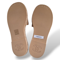 Slide Chanel Bege Corda-35