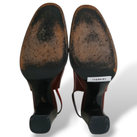 Slingback Prada Vinho com Debrun Vermelho-35