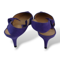 Slingback Birman Camurça Violeta-37