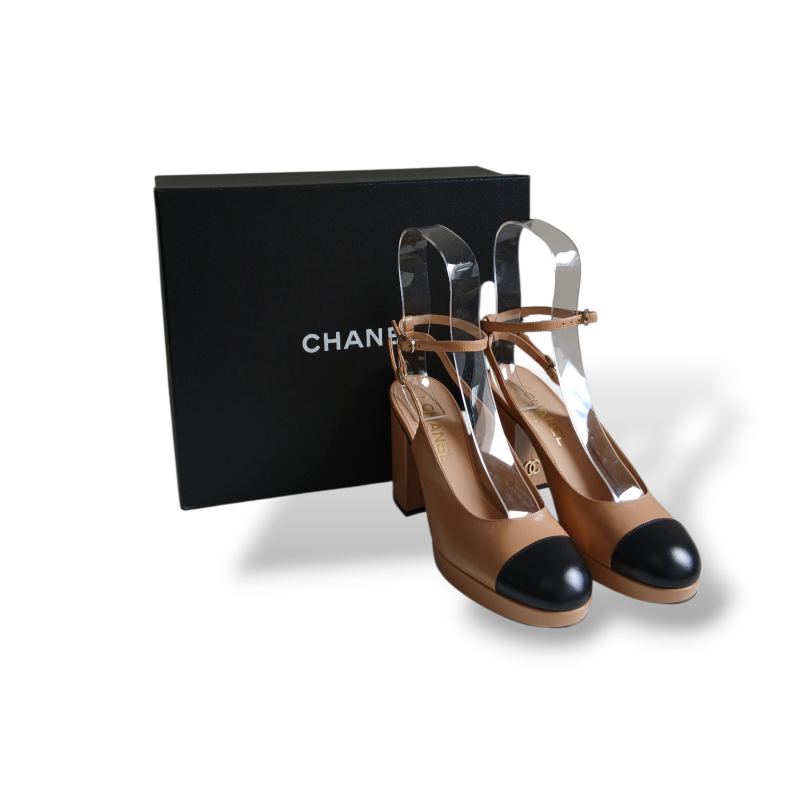 Slingback Chanel Bicolor - 36 