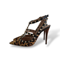Slingback Valentino Rockstud Cavallino - 38 Slingback Valentino Rockstud Cavallino - 38