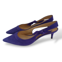 Slingback Birman Camurça Violeta-37