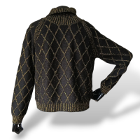 Suéter Iorane Preto com Dourado-P