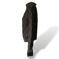 Suéter Iorane Preto com Dourado-P