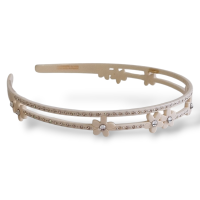 Tiara Alexandre de Paris com Florzinhas e Strass