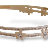 Tiara Alexandre de Paris com Florzinhas e Strass