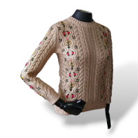 Tricot Gucci Bordado Dourado - P 