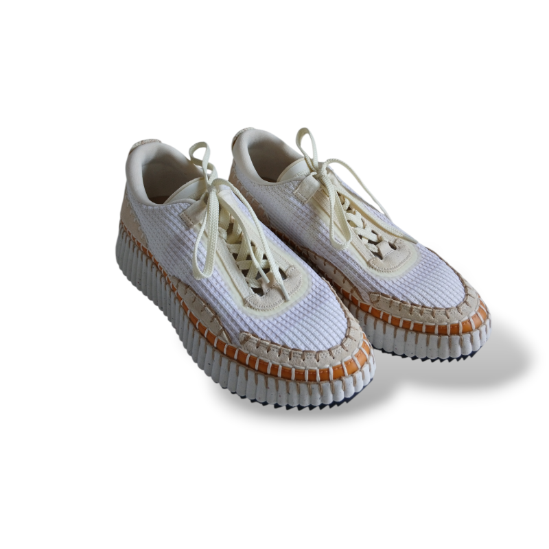 Tênis Chloé Nama Off White - 40