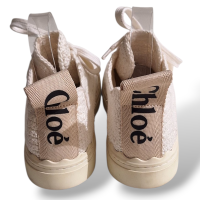 Tênis Chloé Lauren Crochê Branco-36