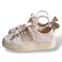 Tênis Chloé Lauren Crochê Branco-36