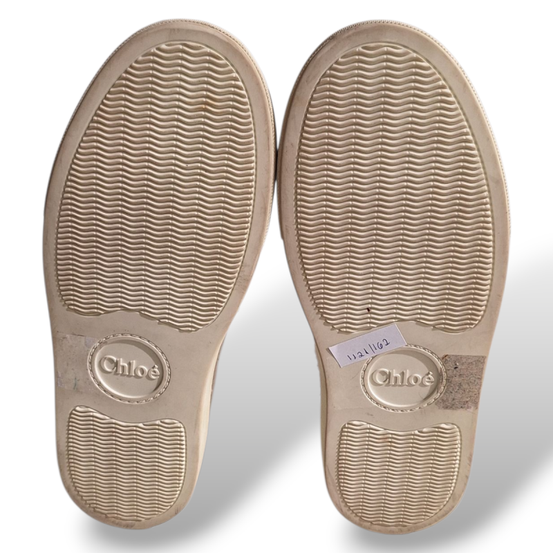 Tênis Chloé Lauren Crochê Branco-36 Tênis Chloé Lauren Crochê Branco-36