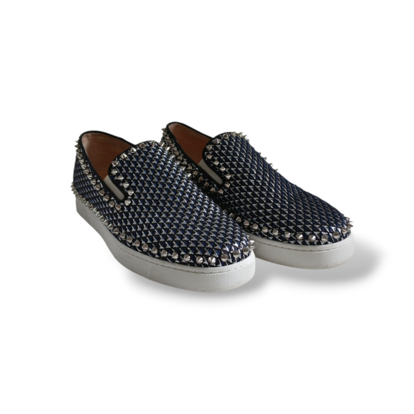 Slip On Christian Louboutin Roller Boat Bicolor - 37 