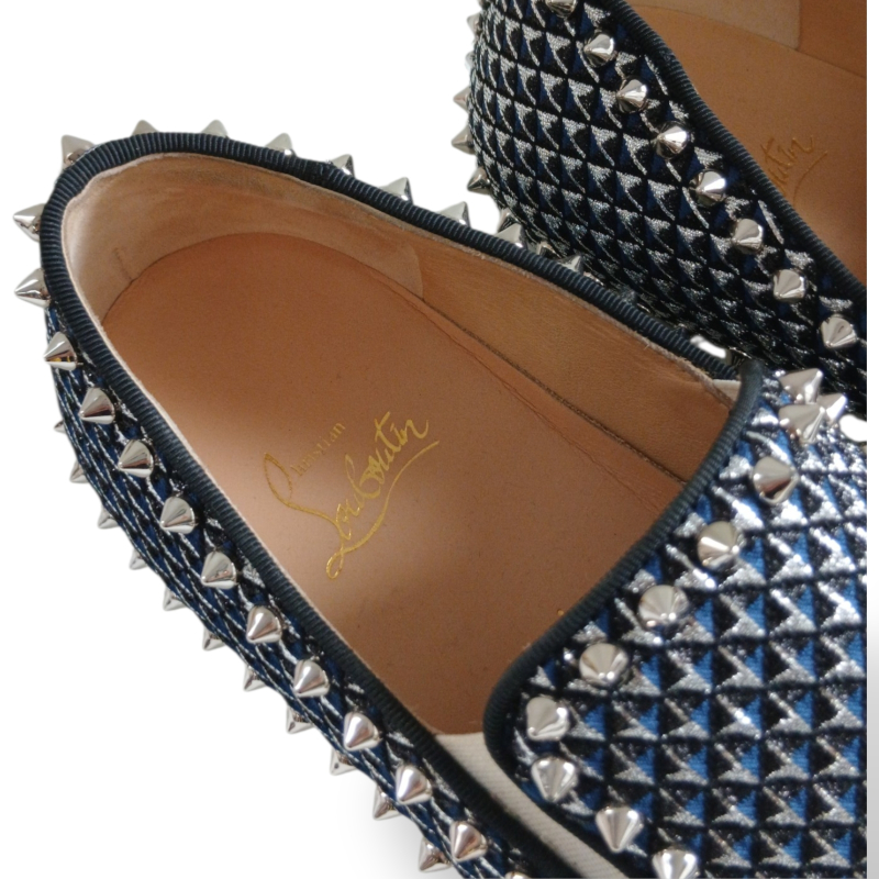 Slip On Christian Louboutin Roller Boat Bicolor - 37 